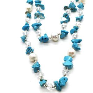 Jewelry Necklace Turquois and pearl 2330563